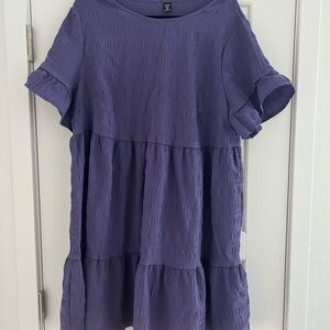 Purple Womens Dress Plus Size 2X